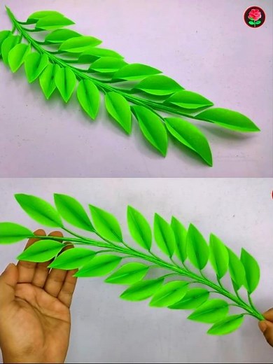 DIY Paper #Leaves | Easy Paper #Leaf Craft Ideas for Home & School Decoration | USA