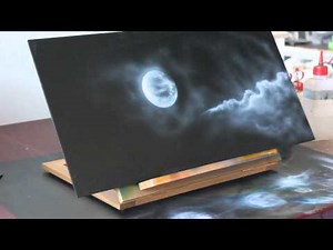 Airbrush Speedpainting Videoanleitung Tutorial - Space Weltraum All Planeten Sterne Schablone