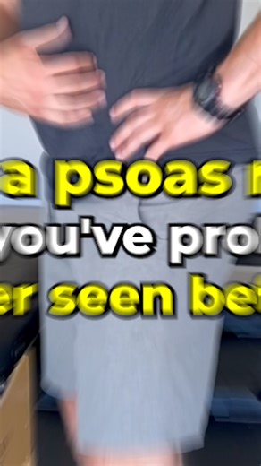 Unlocking a new psoas release technique—no stretching required! 🌟Let’s dive into the psoas muscle. It connects to your low back, and if your hips are dumped forward, it can get chronically tight. By rolling your hips back and slightly reducing that low back curve, you’ll start to feel relief. Breathe and relax for 10-15 breaths. 🧘‍♀️Give it a try! Need more help or have tightness on one side? Comment “hip flexor” below, and I’ll get you the help you need! 🙌 #PsoasRelease #HipFlexorRelief #Mob