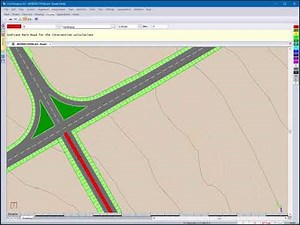 CIVIL DESIGNER: Adding intersections to one main and two intersecting roads
