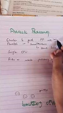 Parallel computing in distributed system