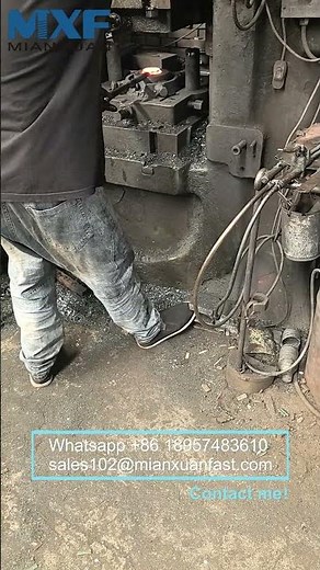 The Heart of a Heavy-Duty Bolt: The Hot Forging Process.