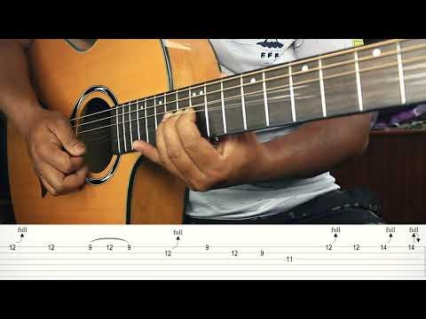 Timi Bhane - Albatross | Main Solo | Acoustic Guitar Lesson + Tab | ‪@AlbatrossNepalOfficial1998‬