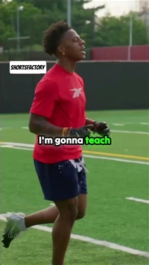 Learn Cornerback Techniques with Sauce Gardner’s Trainer!#ishowspeed #mrbeast #shorts #viral