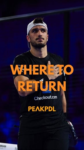 PEAKPDL | Padel Tactical Analysis on Instagram: "WHERE TO RETURN THE SERVE Master your return and break more serves! Option 1: Target the high backhand to neutralize their attack. Option 2: Hit hard at the body to force a weak block. Second serve: Use the second serve to play a lob or a "chiquita." If you want to MASTER ALL PADEL TACTICS... DOWNLOAD THE FULL TACTICAL GUIDE via the LINK IN BIO ⬆️"