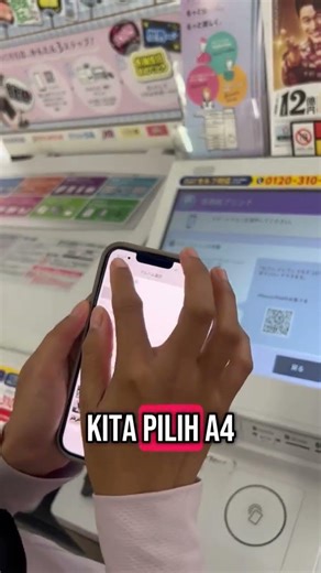 Cara print file di Seven eleven #seveneleven #jepang