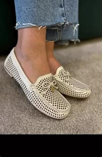 Reposição 🤍 Mocassim #calcadosfeminino #sandálias #mocassim