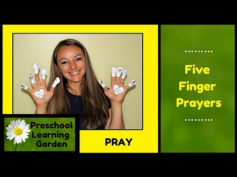 5 Finger Prayers and FREE prayer activity printables