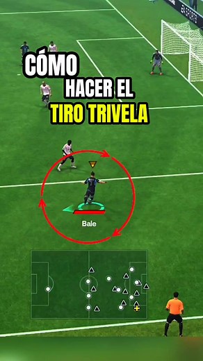 Cómo hacer el tiro trivela en FC Mobile 26