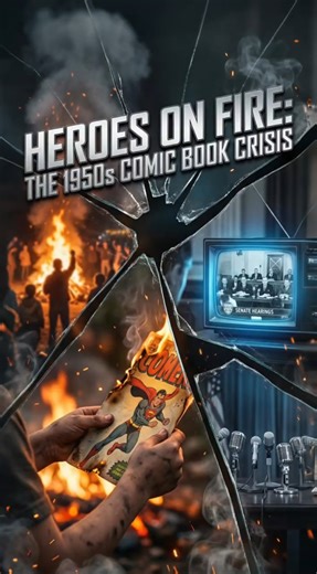 Heroes on Fire : The 1950s Comic Book Crisis