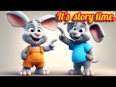 The rabbit and the elephant story with a moral lesson for kids | story time | bed time stories | ABC