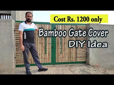 Beautiful Bamboo Gate Design Easy Budget Idea