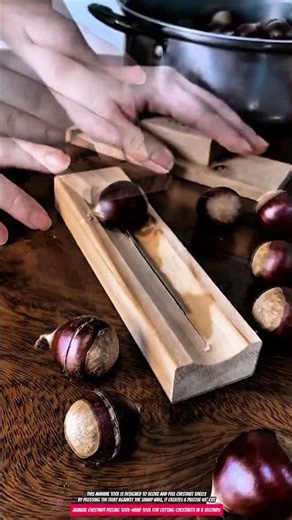 Manual Chestnut Peeling Tool – Hand Tool for Cutting Chestnuts in 5 Seconds