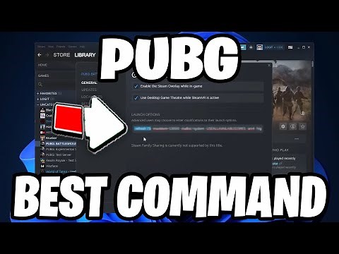 Best PUBG Launch Options Commands to Increase the Performance and Boost the FPS