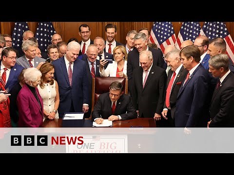 Major win for Donald Trump as US Congress passes 'big, beautiful bill' | BBC News