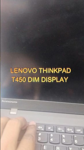 Lenovo ThinkPad T450 Dim Display Solution | #msiinfotech #laptoprepair