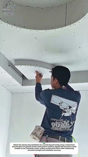 How to Install a Curved Drywall Ceiling Like a Pro | Modern Ceiling Design