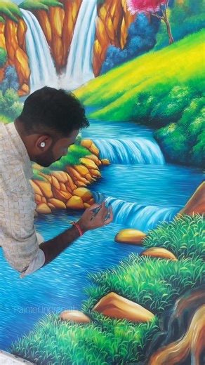 35K views · 842 reactions | Wall art #digitalcreator #artist #design #painting #landscape #home #painterindranathghosh | Painter Indranath Ghosh | Facebook