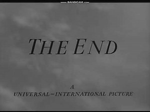 A Universal-International Picture closing (1952)