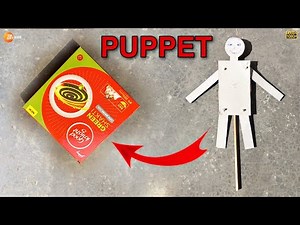 How To Make A Puppet With Coil Box | कठपुतली बनाने का तरीका | Kathputli Kaise Banate Hain |DKArtRoom