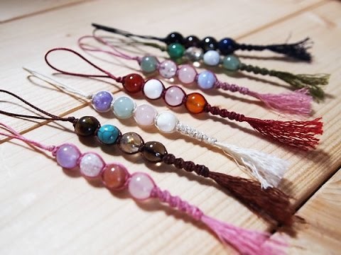 天然石ストラップの作り方