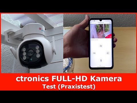 ctronics WLAN PTZ IP Kamera (FULL-HD) || Einrichtung, Installation & Test (Praxistest)