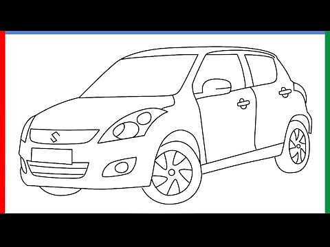 How To Draw Maruti Suzuki Swift Step by Step for Beginners