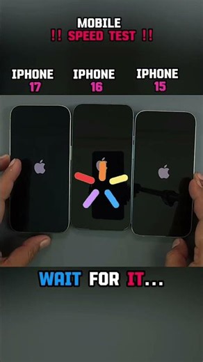 🫠⚡ iPHONE 17 VS iPHONE 16 VS iPHONE 15 SPEED TEST!! 🚀