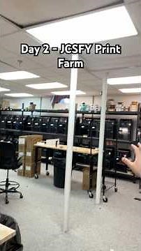 JCSFY 3D Print Farm Studio Tour