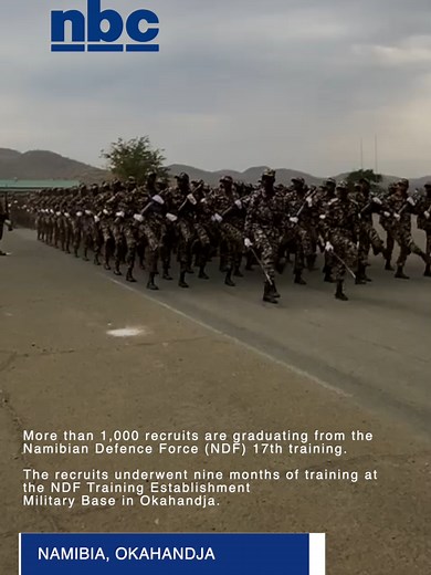 Namibian Defence Force 17th Training Graduation Recap