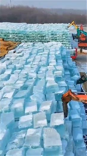 Ice Farming in China 😱#china#facts#short
