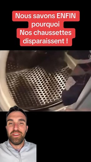 1.9M views · 3.4K reactions | Voilà pourquoi nos chaussettes disparaissent ! #astuce #hack #chaussette #socks | Thomas Cheneau | Facebook