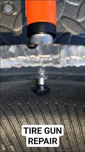 How a Tire Repair Gun Works - Using a Tire Cutaway #tirerepair #tireplug #howitworks #tiregun