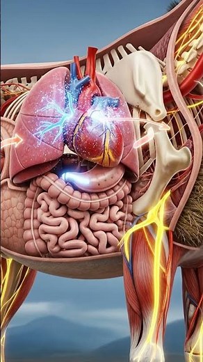 🧬 Donkey Anatomy in 3D | Inside Life AI Science Explained