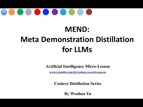MEND: Meta Demonstration Distillation for LLMs