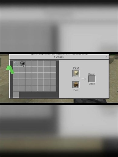How to make glass in MINECRAFT
