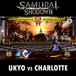Samurai Shodown - Ukyo vs Charlotte | Gfinity Fighting Games