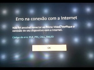Amazon Fire TV - Erro PLR_PRS_Call_Failed - Alternativa para Solução