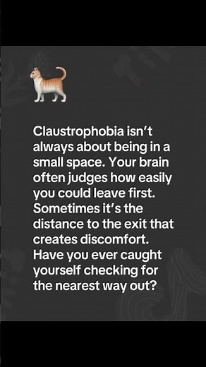 The Hidden Psychology of Claustrophobia #tightspaces #claustrophobic