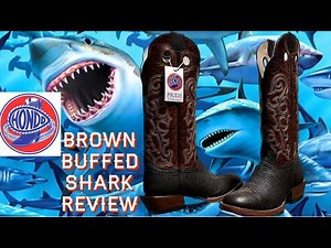 Hondo 3520 brown shark cowboy boot review