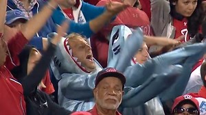 Baseball: Washington Nationals fans perform Baby Shark clap for Gerardo Parra