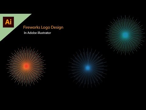 How to create Best Fireworks in Adobe Illustrator Tutorials || graphic ho BD || Firework tutorials