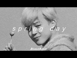 bts - spring day (slowed + reverb)