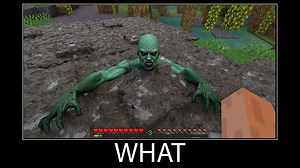 Minecraft wait what meme part 124 realistic minecraft Mud