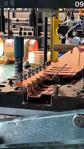Stamping copper sheet precisely with automated forming machine