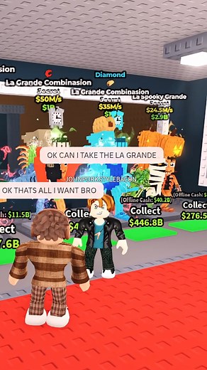 385K views · 2.5K reactions | bro thought he would get la grande(Steal a Brainrot) #stealabrainrot #shorts #roblox | NicoBlox | Facebook