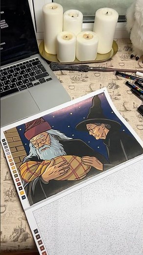 Раскрашиваем Гарри Поттера