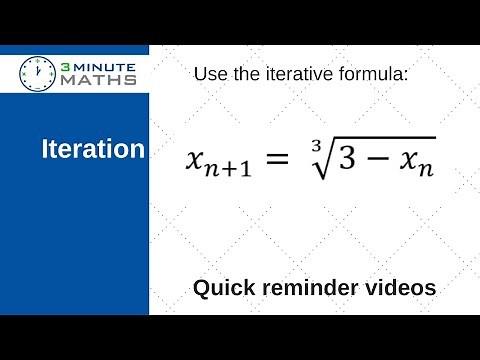 Iteration - GCSE maths grade 7+ fairly easy?
