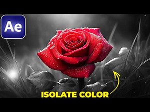 How to ISOLATE A COLOR in After Effects