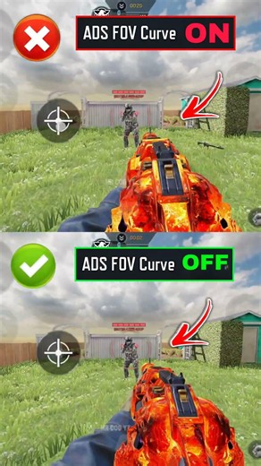 ✅ Best ADS FOV Curve settings in CODM BR 💯 CODM Best Settings💀codmobile pro settings#shorts #codmbr